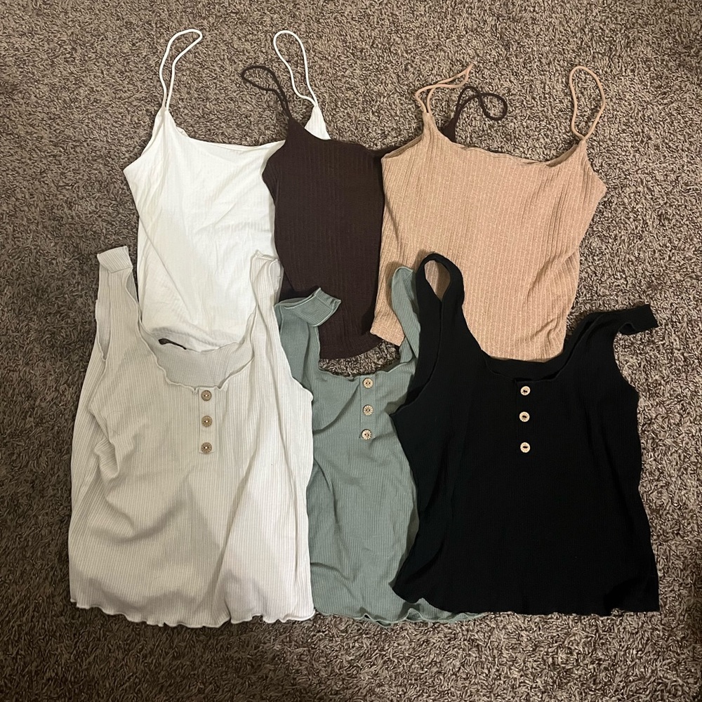 Shein Crop Tank Bundle